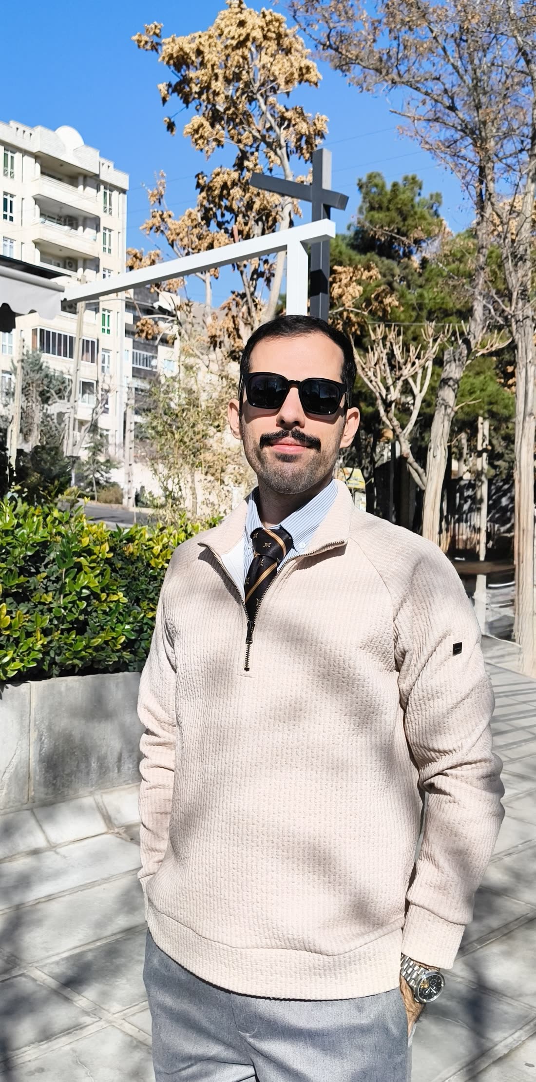 Soroush Jaberi in a formal outdoor portrait